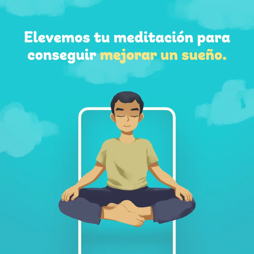 Instagram post: “Elevemos tu meditación para conseguir mejorar un sueño”